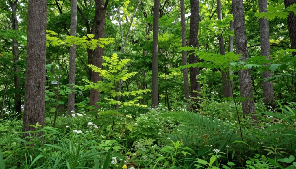 Forest regeneration at Indian Mountain State Park Tennessee Forest regeneration at Indian Mountain State Park Tennessee