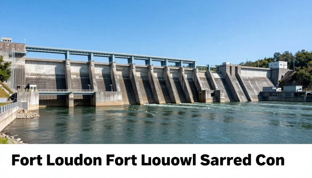 Fort Loudoun Dam and lock system on Tennessee River Fort Loudoun Dam and lock system on Tennessee River
