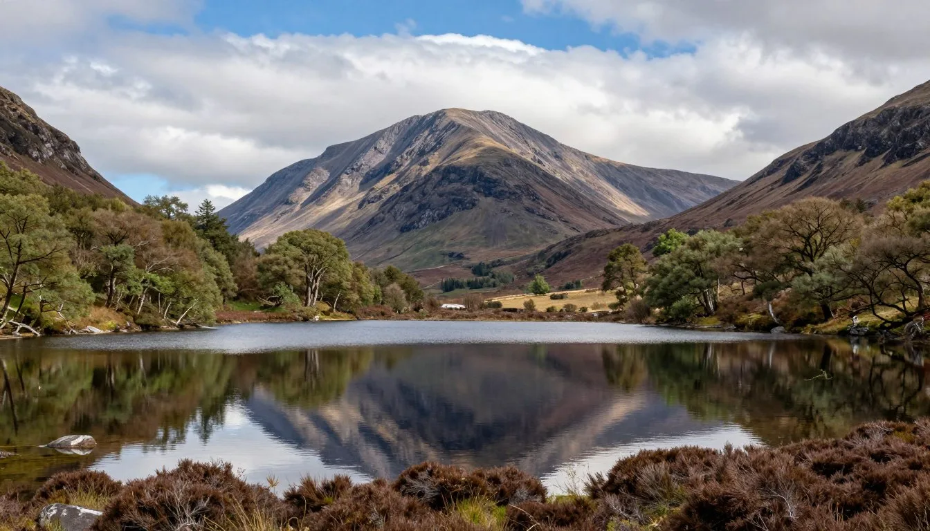 Glenveagh National Park Ireland showing pristine mountain landscapes and lough waters