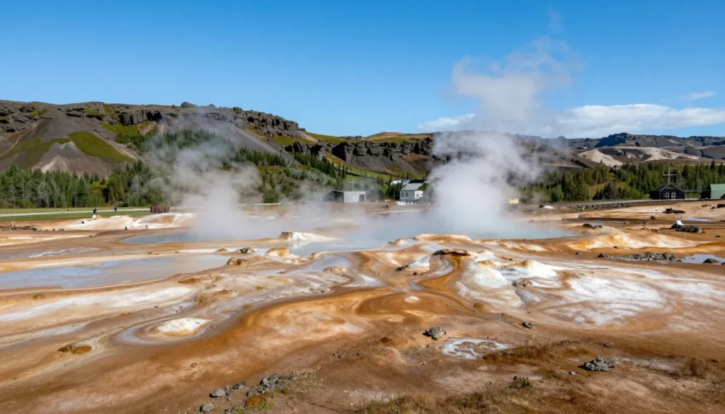Golden Circle attractions near Thingvellir National Park Iceland Golden Circle attractions near Thingvellir National Park Iceland