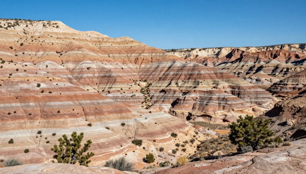 Grand Staircase-Escalante colorful rock layers
