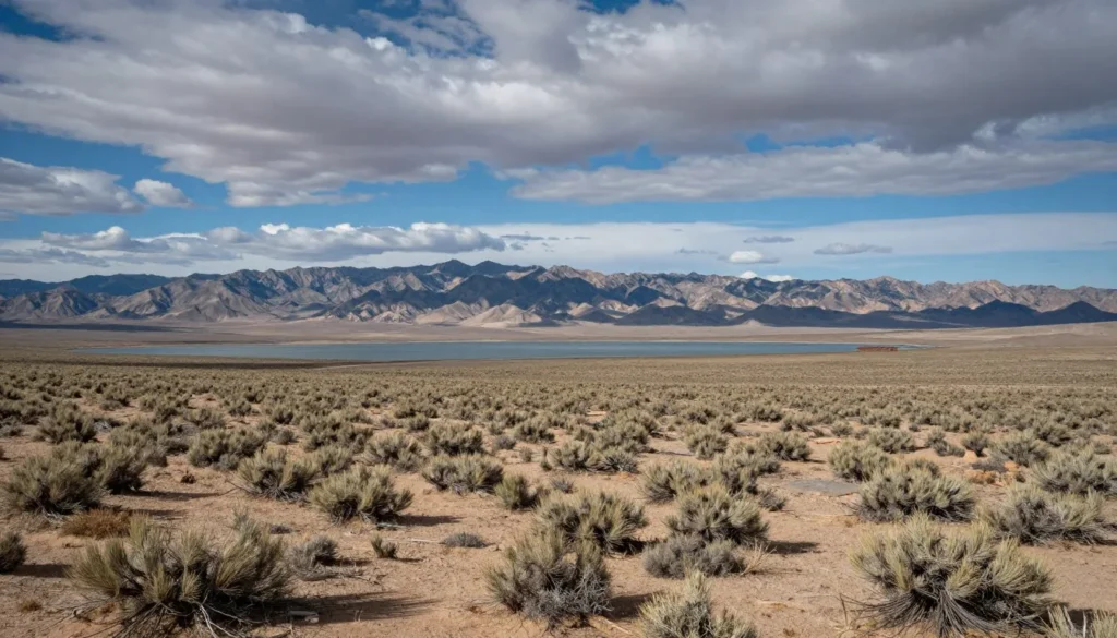 Great Basin desert landscape near Rye Patch