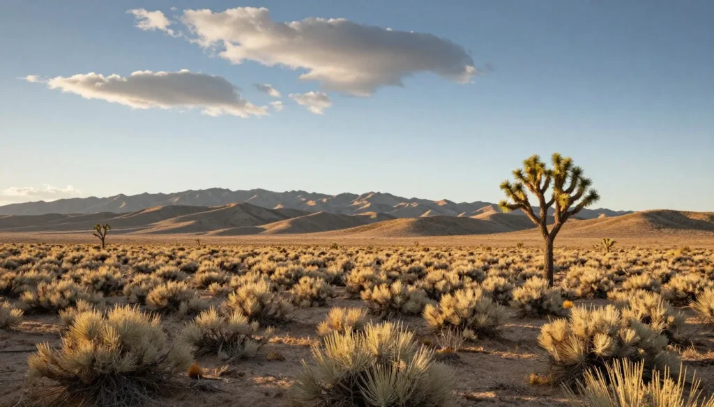 Great Basin landscape with sagebrush and distant mountains near Ruby Dome area