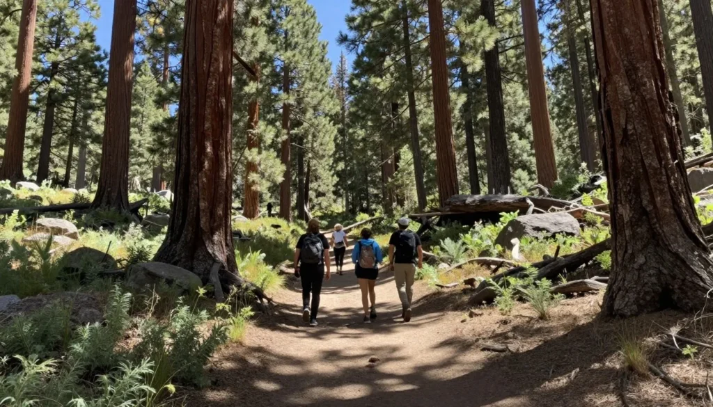 Hiking trail through Dixie National Forest