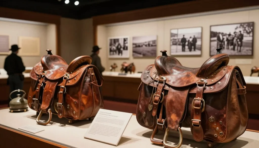 Historic Pony Express artifacts and interpretive displays