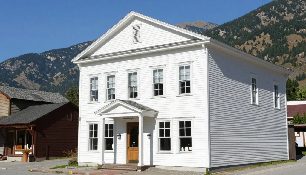 Historic building exterior in Highlands or Franklin Historic building exterior in Highlands or Franklin