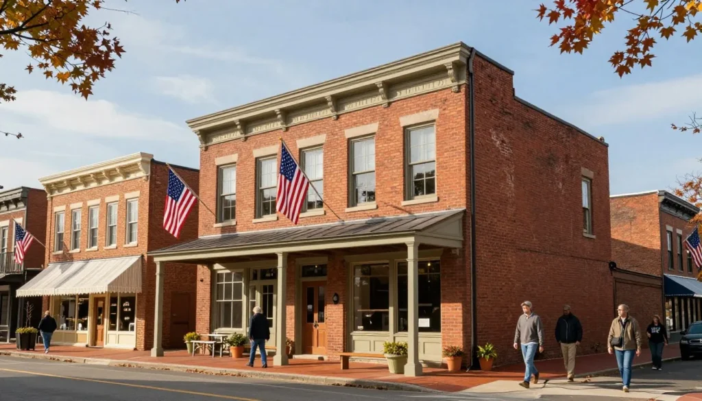Historic building in McMinnville Tennessee showcasing regional cultural heritage Historic building in McMinnville Tennessee showcasing regional cultural heritage