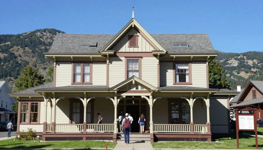 Historic mining town museum building Historic mining town museum building