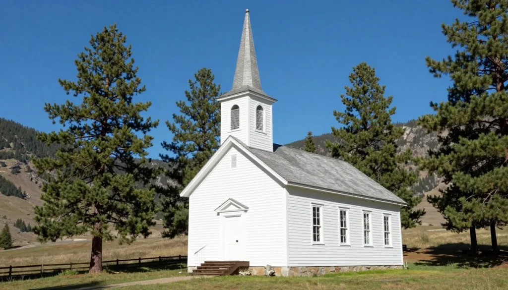 Historic pioneer chapel building