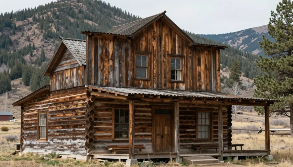 Historic ranch building at Staunton State Park Historic ranch building at Staunton State Park