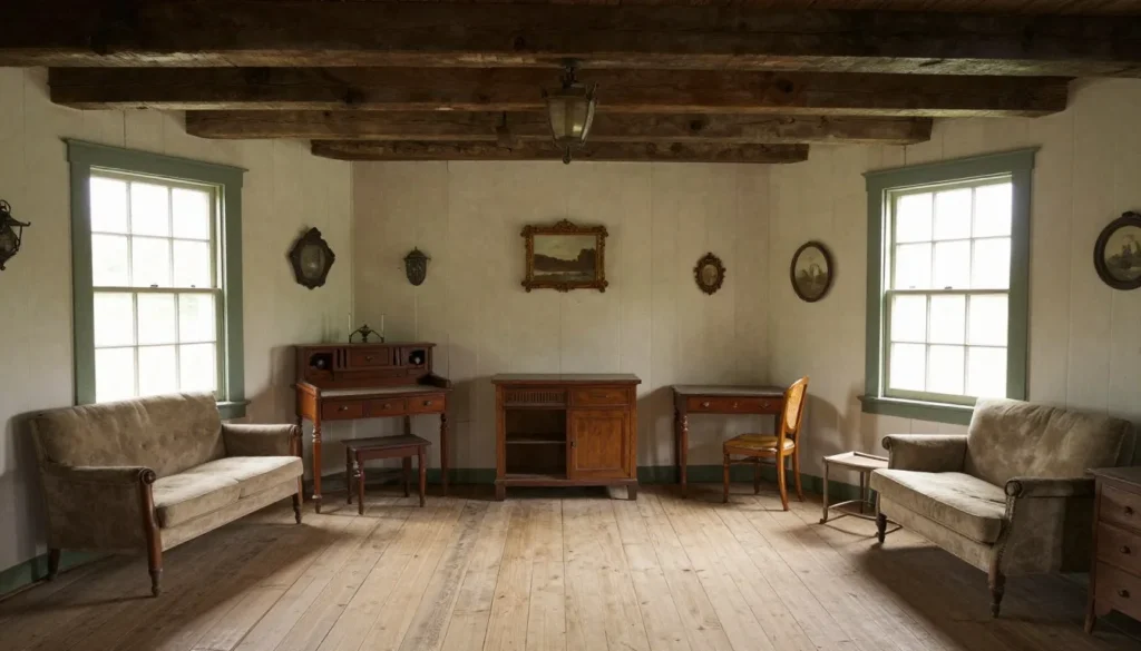 Historic ranch house interior at Spring Mountain Ranch State Park Nevada
