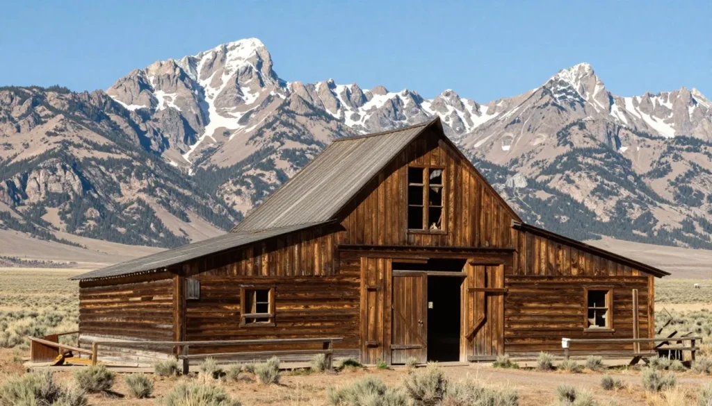 Historical ranch building near South Fork area representing local heritage