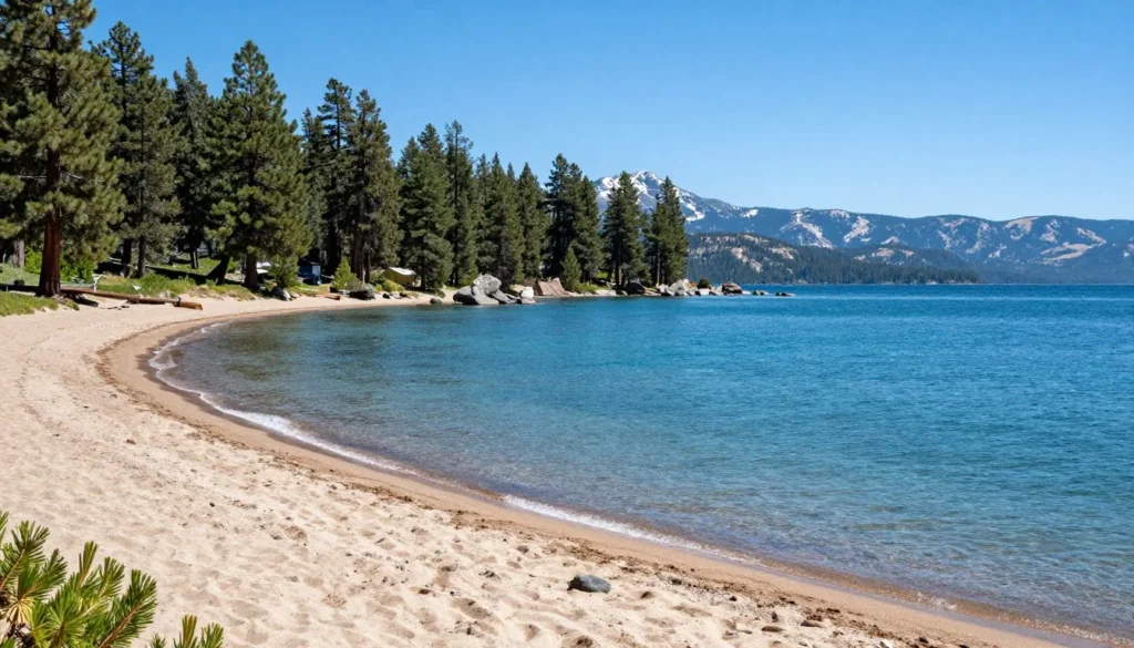 Lake Tahoe scenic shoreline view
