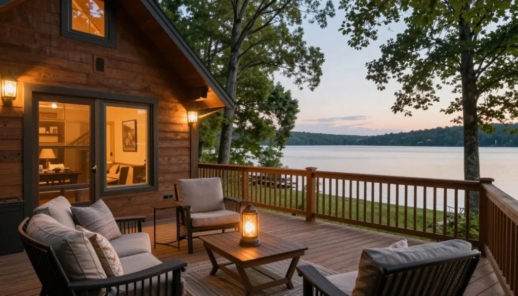 Lakeside cabin accommodation at Fort Loudoun Lake Tennessee Lakeside cabin accommodation at Fort Loudoun Lake Tennessee