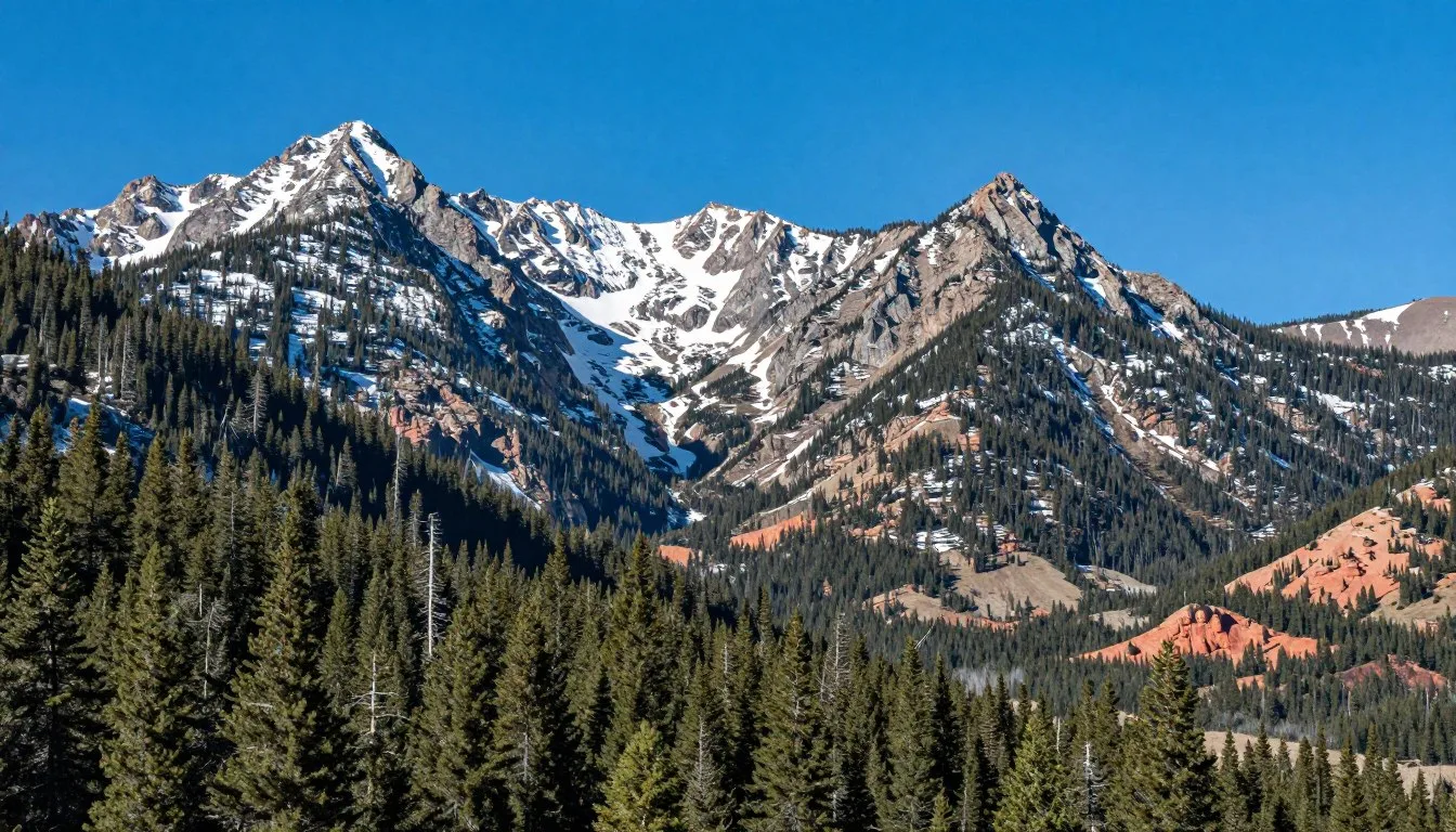 Manti-La-Sal-National-Forest-mountain-peaks-rising-above-alpine-forests-in-southeastern-Utah Manti-La Sal National Forest mountain peaks rising above alpine forests in southeastern Utah