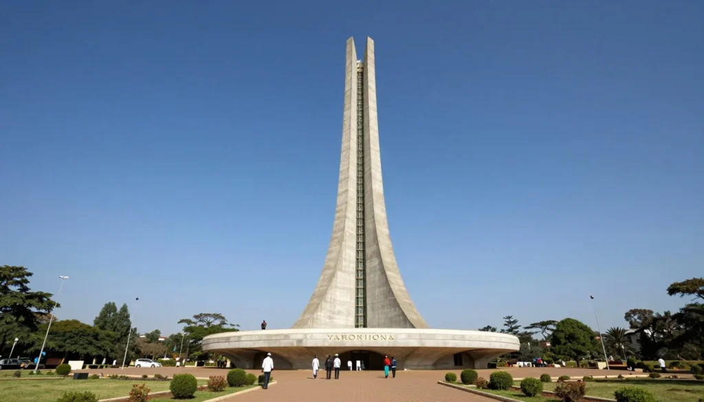 Monument de la Reunification landmark in Yaounde