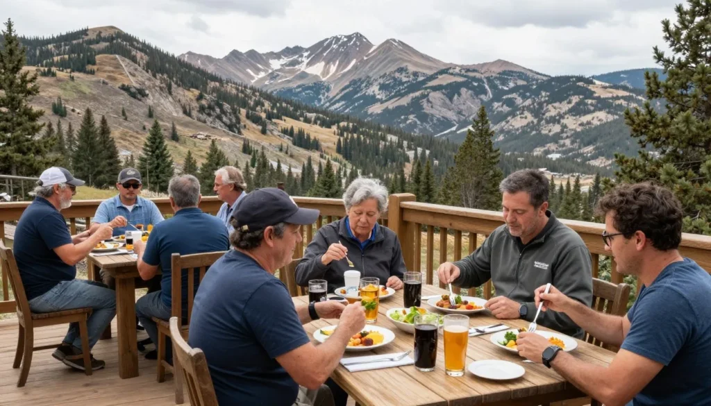 Mountain dining experience Colorado uplands Mountain dining experience Colorado uplands