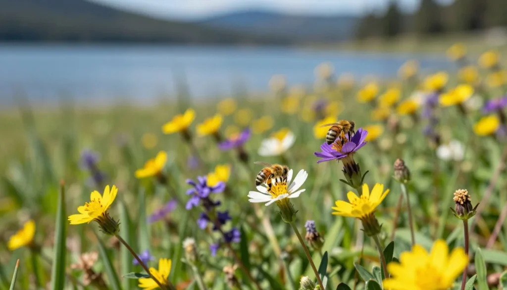 Native wildflowers at Trinidad Lake State Park Native wildflowers at Trinidad Lake State Park