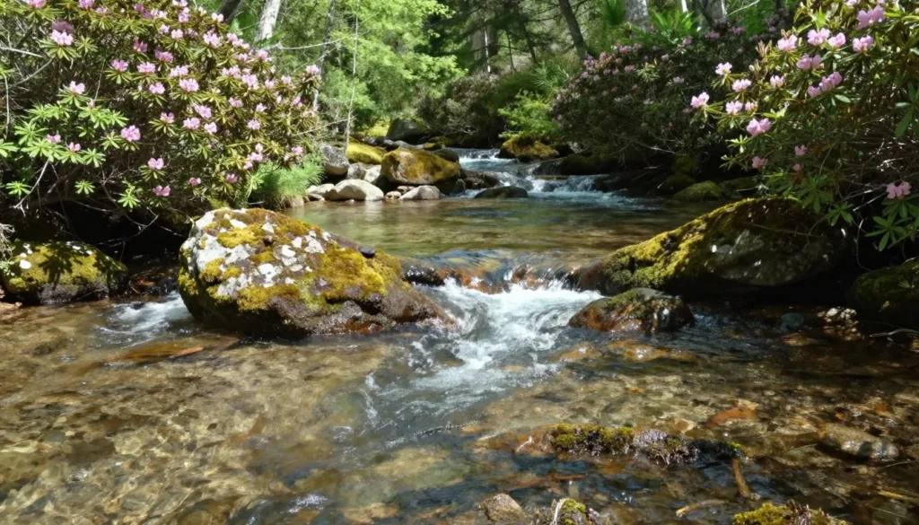 Pristine creek ecosystem at Bobs Creek State Natural Area Pristine creek ecosystem at Bobs Creek State Natural Area
