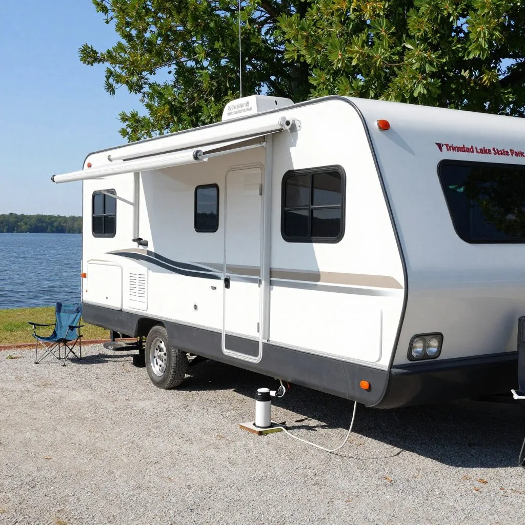 RV camping at Trinidad Lake State Park RV camping at Trinidad Lake State Park