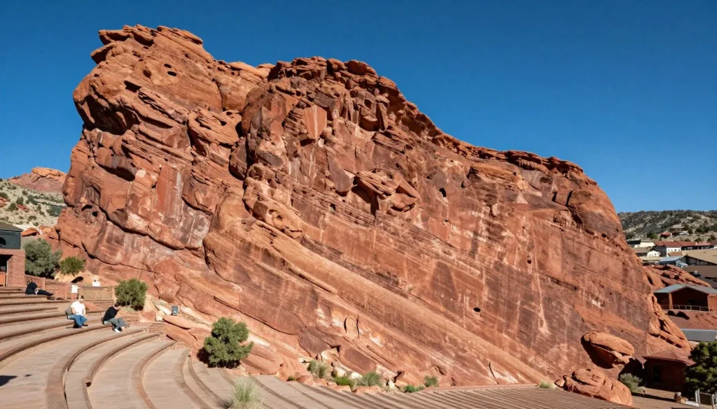 Red Rocks Amphitheatre near Denver and Staunton State Park Red Rocks Amphitheatre near Denver and Staunton State Park