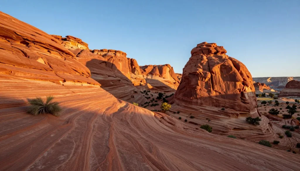 Red rock canyon landscape of Southern Utah