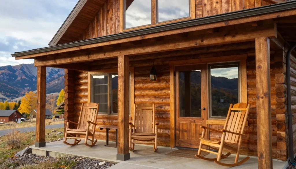 Rustic mountain cabin accommodation near Cherohala Skyway with mountain views Rustic mountain cabin accommodation near Cherohala Skyway with mountain views
