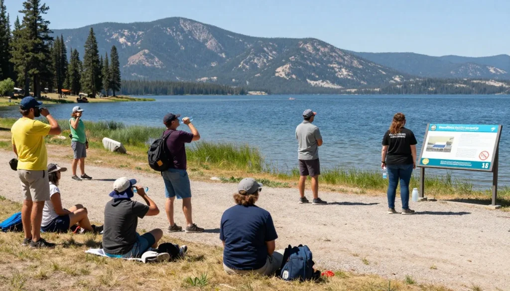 Safe outdoor recreation at Trinidad Lake State Park Safe outdoor recreation at Trinidad Lake State Park