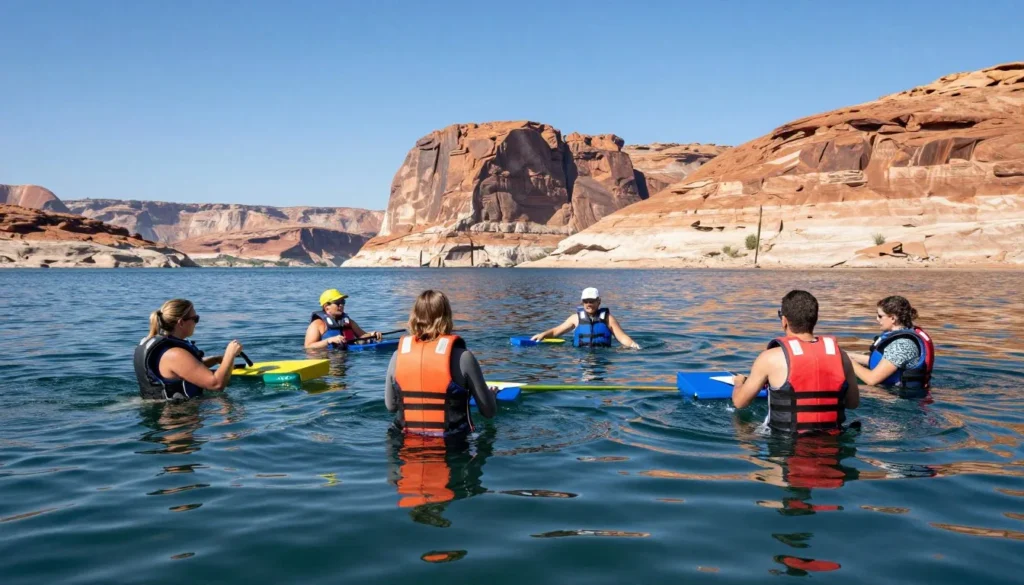 Safe water recreation with proper life jacket use