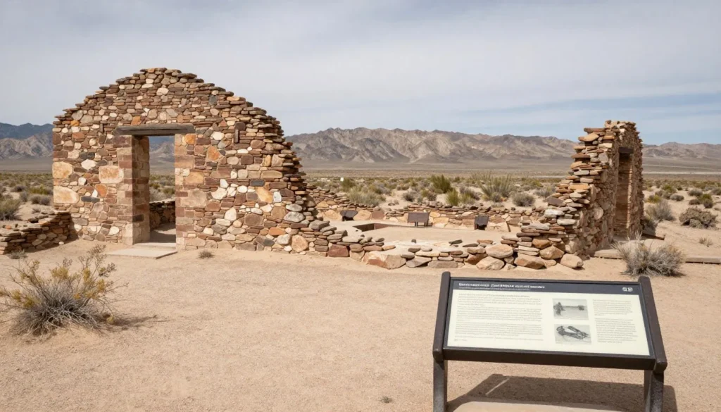 Sand Springs Pony Express Station historic ruins Nevada Sand Springs Pony Express Station historic ruins Nevada