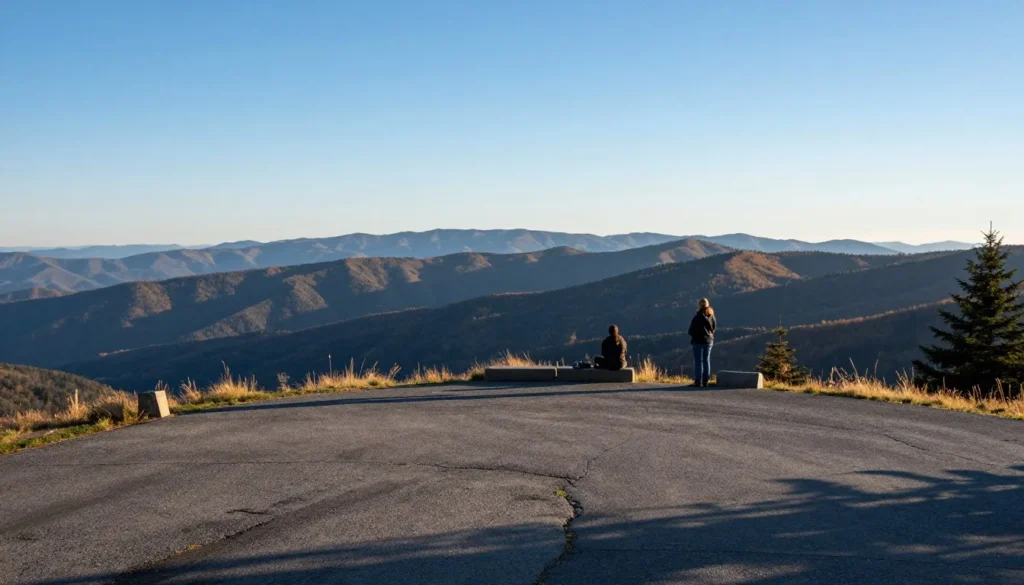 Scenic Blue Ridge Parkway overlook near Elk Knob State Park Scenic Blue Ridge Parkway overlook near Elk Knob State Park