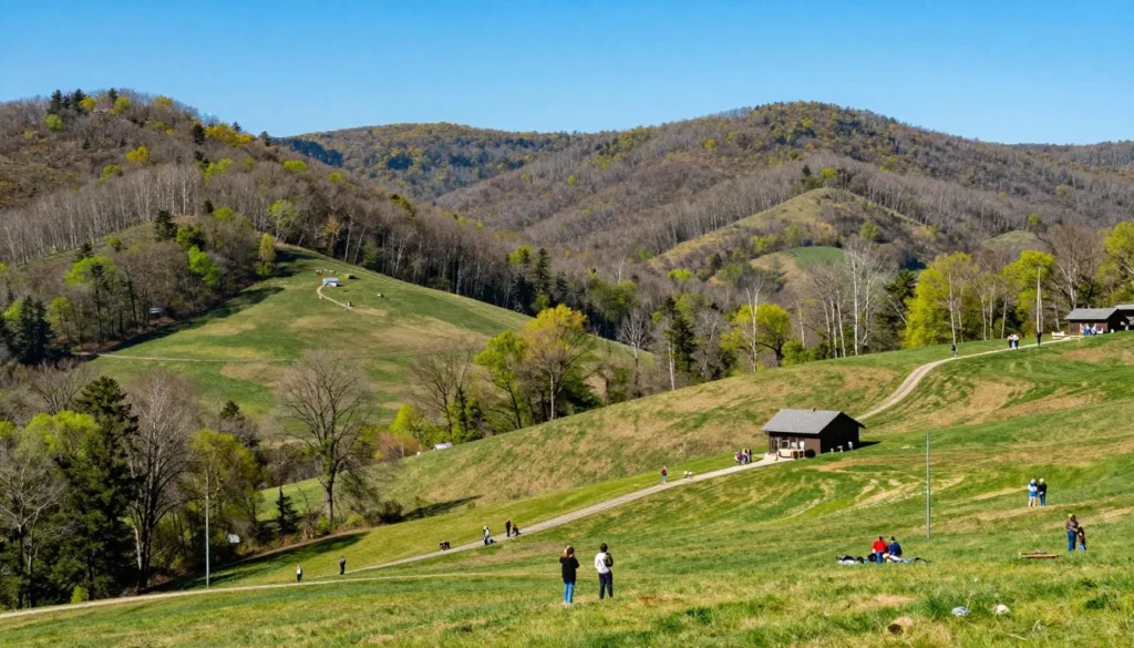 Scenic North Carolina Piedmont landscape near Raleigh Scenic North Carolina Piedmont landscape near Raleigh