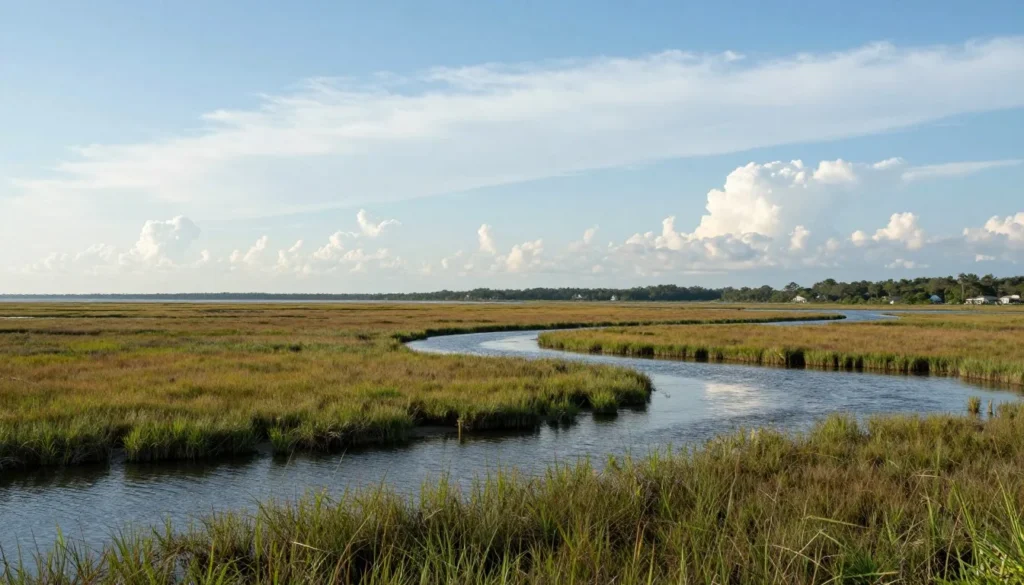 Scenic coastal landscape of eastern North Carolina Scenic coastal landscape of eastern North Carolina