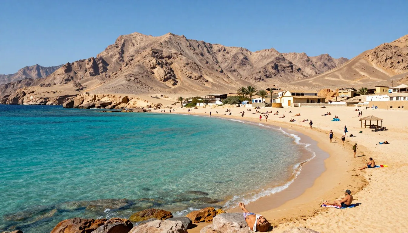 Sinai Peninsula Egypt travel guide coastal view with turquoise Red Sea waters