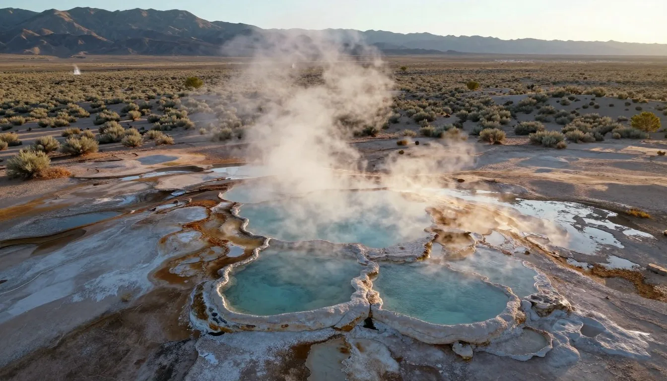 Soldier Meadows Hot Springs Nevada natural pools in Black Rock Desert landscape