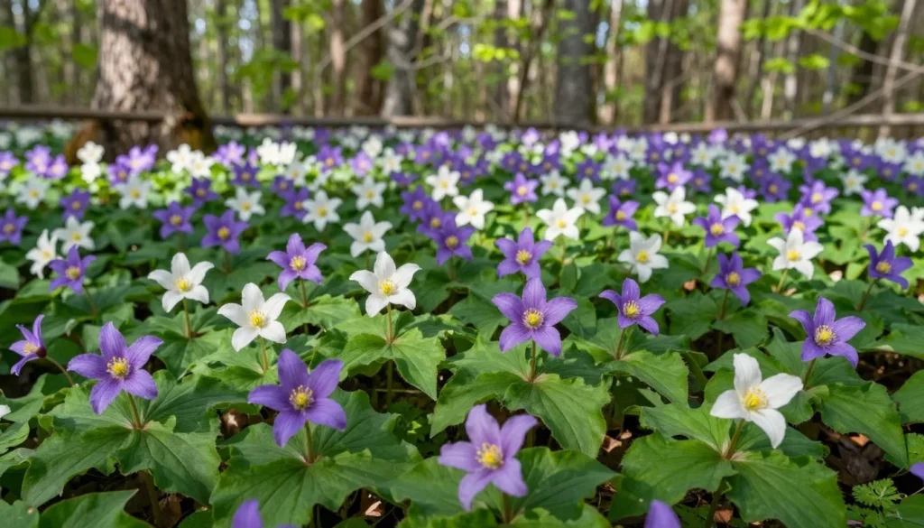 Spring wildflowers blooming at Bobs Creek State Natural Area Spring wildflowers blooming at Bobs Creek State Natural Area