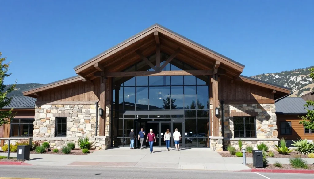 Steamboat Springs cultural center and arts venue exterior Steamboat Springs cultural center and arts venue exterior