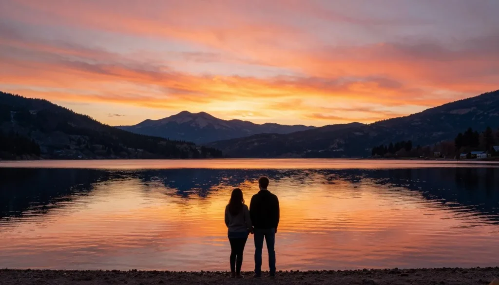 Sunset at Trinidad Lake Colorado Sunset at Trinidad Lake Colorado
