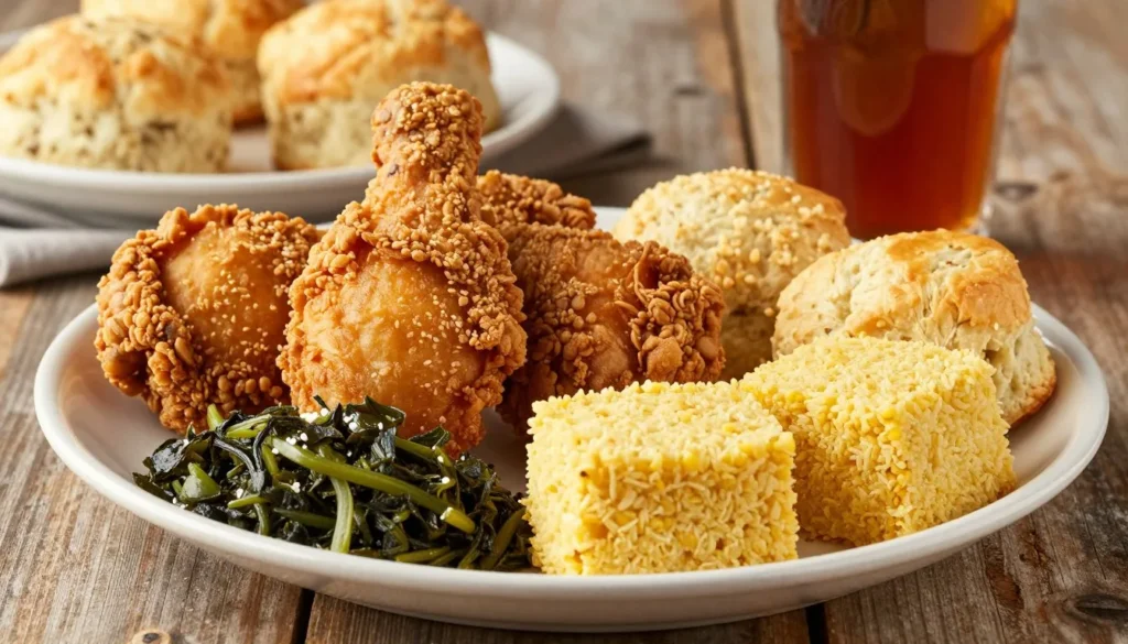Tennessee comfort food spread typical of Morgan County area Tennessee comfort food spread typical of Morgan County area