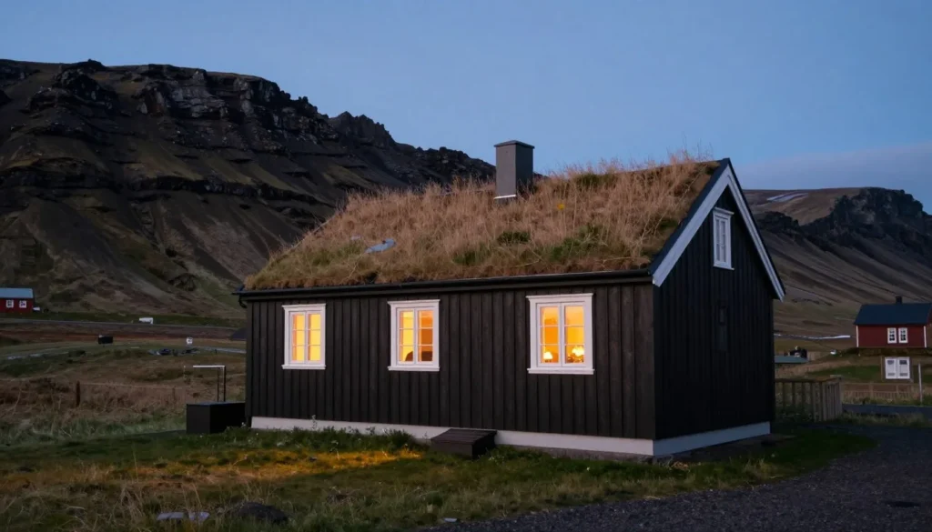 Traditional Icelandic cottage accommodation near Thingvellir National Park Iceland Traditional Icelandic cottage accommodation near Thingvellir National Park Iceland
