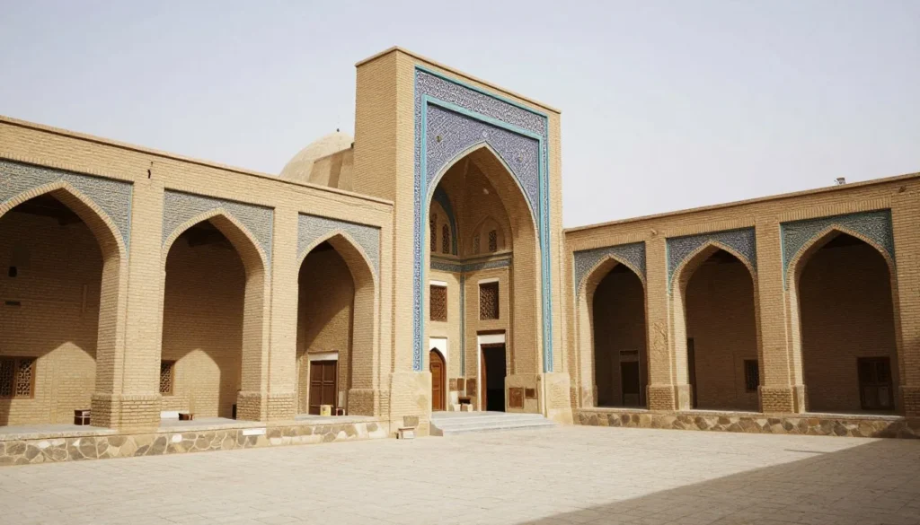 Traditional Islamic school building in Zabid showing historic architecture Traditional Islamic school building in Zabid showing historic architecture