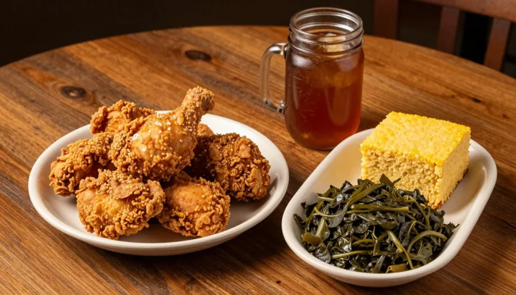 Traditional Southern comfort food served at local restaurant near Cherohala Skyway Traditional Southern comfort food served at local restaurant near Cherohala Skyway