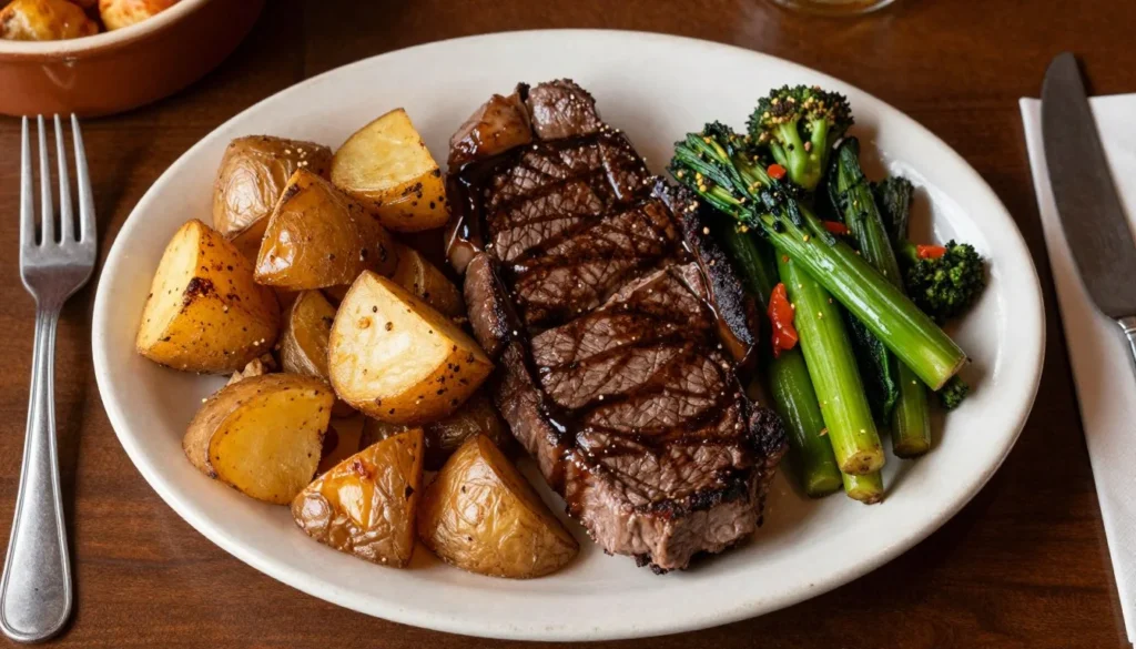 Traditional hearty meal served in Nevada restaurant