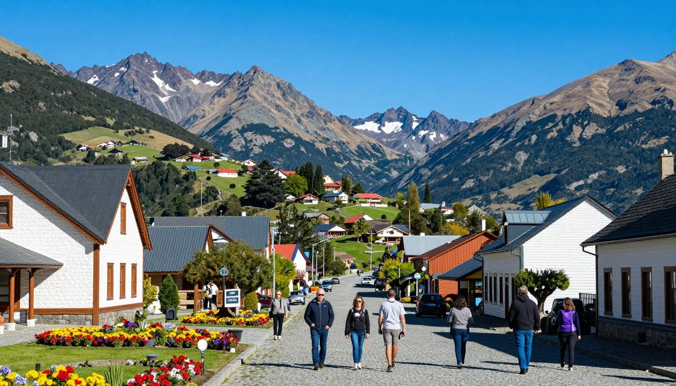 Trevelin Argentina travel guide scenic mountain town view with traditional Welsh architecture