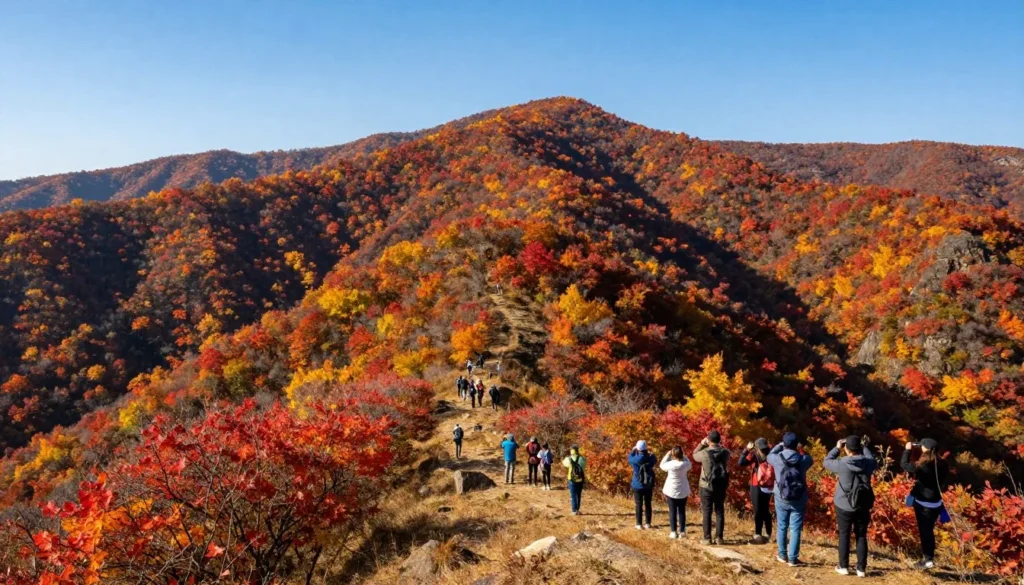 Veterans Overlook Clinch Mountain autumn foliage display Veterans Overlook Clinch Mountain autumn foliage display