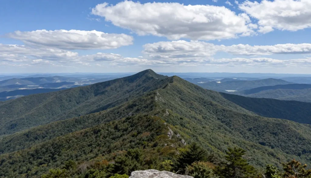 View from Chimney Top lookout tower Frozen Head State Natural Area Tennessee View from Chimney Top lookout tower Frozen Head State Natural Area Tennessee