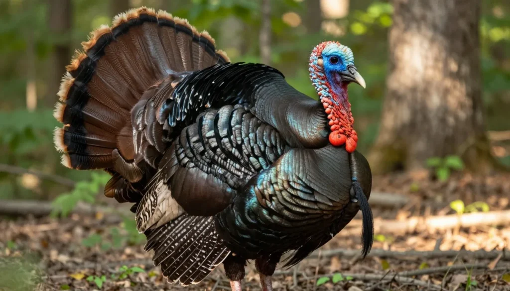 Wild turkey in natural forest setting at Chickasaw State Park Wild turkey in natural forest setting at Chickasaw State Park