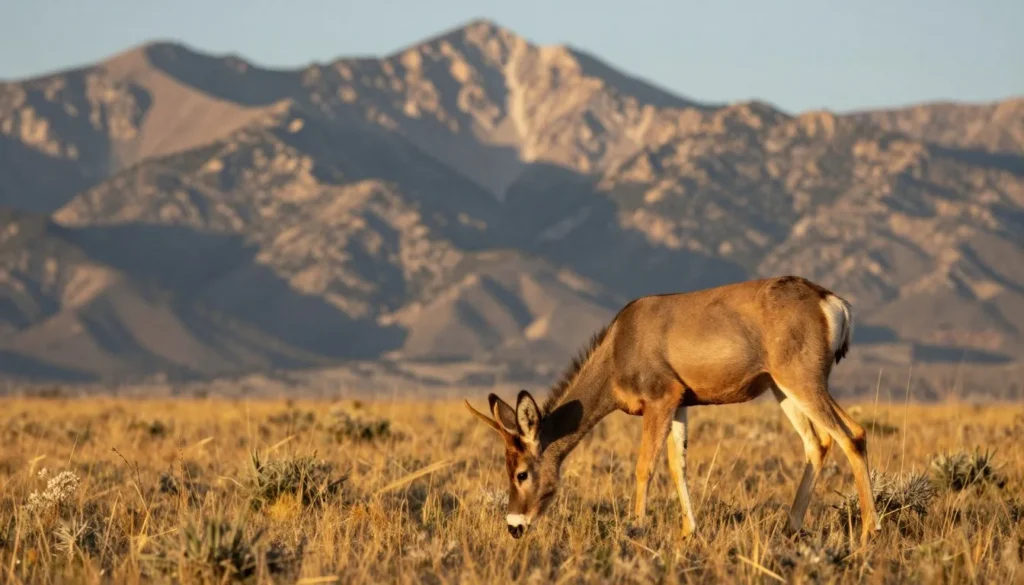 Wildlife viewing in Great Basin Nevada landscape