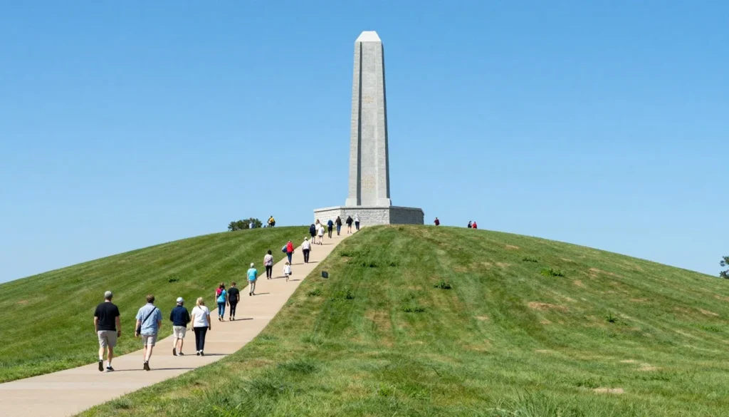 Wright Brothers National Memorial monument in Kill Devil Hills Wright Brothers National Memorial monument in Kill Devil Hills