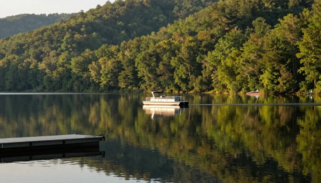 peaceful Norris Lake surrounded by Tennessee mountains peaceful Norris Lake surrounded by Tennessee mountains